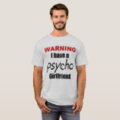 psycho-vriendin t-shirt (Voorkant volledig)