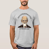 Psychoanalyse is frauduleus t-shirt (Voorkant)