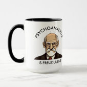 Psychoanalyse is freudiaans mok (Links)