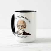 Psychoanalyse is freudiaans mok (Voorkant links)