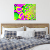 PsychoBerries 3d glazen fractal Canvas Afdruk (Insitu (Slaapkamer))