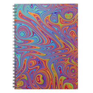 Psychodelische texturen notitieboek