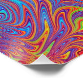 Psychodelische texturen perfect poster (Hoek)
