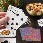 Psychodelische texturen pokerkaarten (Insitu)