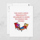 psychologie briefkaart (Voorkant / Achterkant)