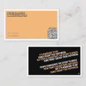 PSYCHOLOGIE Carte de visite minimaliste (Devant / Derrière)