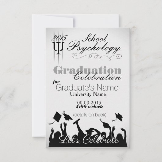 Psychologie de l'école - Invitation de la fête des (Devant)