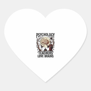 Psychologie Docent Halloween Hersen Liefhebber Got Hart Sticker