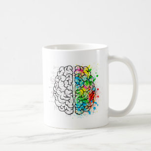 psychologie in het brein koffiemok