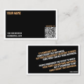 PSYCHOLOGIE Minimaliste Carte de visite MIDI (Devant / Derrière)