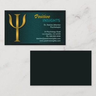 Psychologie Psychologue Cartes de visite de psychi