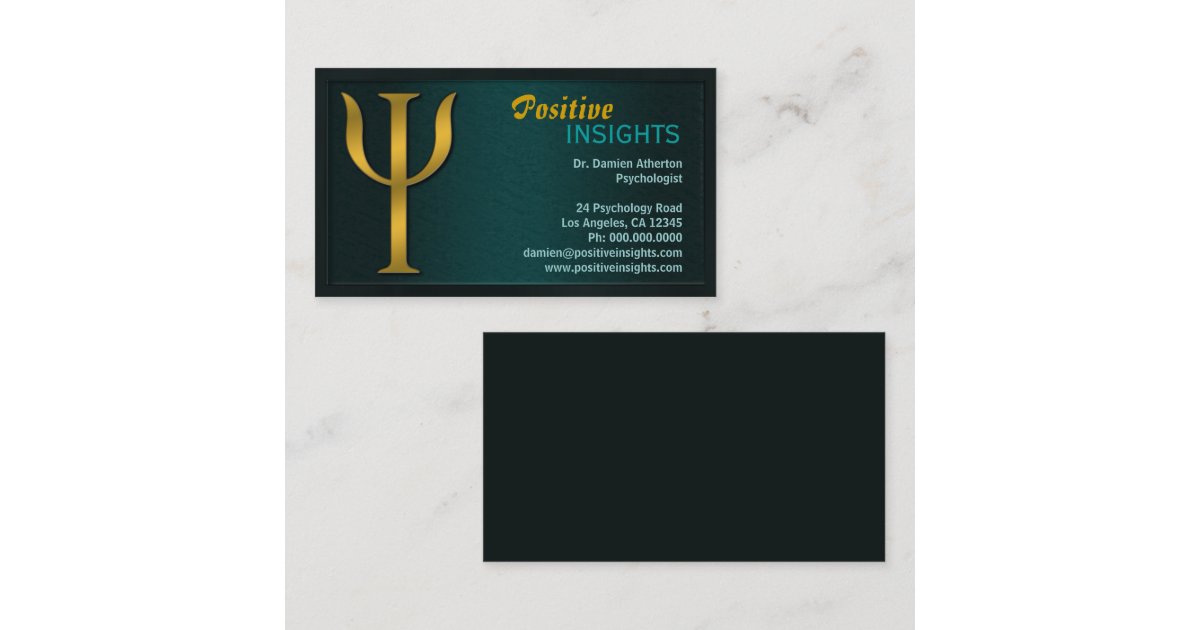 Psychologie Psychologue Cartes de visite de psychi | Zazzle.be