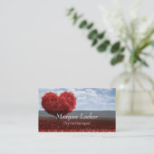 Psychologie Red Heart Tree Visitekaartje (Staand voorkant)