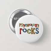 Psychologie Rocks Ronde Button 5,7 Cm (Voorkant /achterkant)