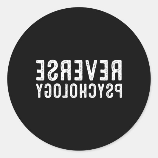 Psychologie Ronde Sticker (Voorkant)
