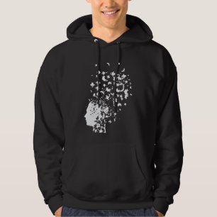 Psychologie Rorschach Card Mind Inkblot test Hoodie
