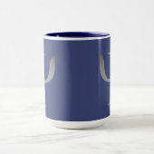 Psychologie Science Symbol Navy Blue Mok (Midden)