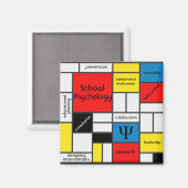 Psychologie Scolaire Et Tout Ça ! Magnet (Recto/Verso)