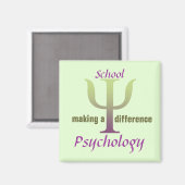 Psychologie scolaire Faire une différence Magnet (Recto/Verso)