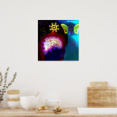 Psychologie Vs spiritualiteit Poster (Keuken)