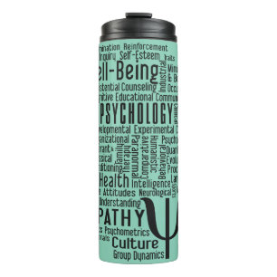 PSYCHOLOGIE Word Cloud custom tumbler Thermosbeker