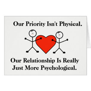 Psychologique Drôle Hommes Gay Carte Romance