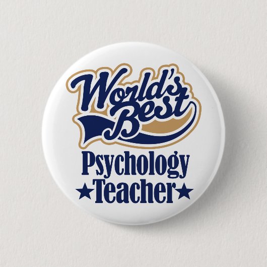 Psychologische lerarencode voor ronde button 5,7 cm (Voorkant)
