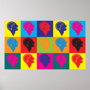 Psychologische Pop Art Poster
