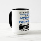 PSYCHOLOGISTE Drôle Mug cadeau (Devant gauche)