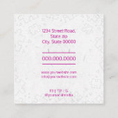 Psychologue carte de visite coloré du cerveau (Dos)