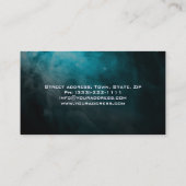 Psychologue Cosmo Carte de visite bleu (Dos)