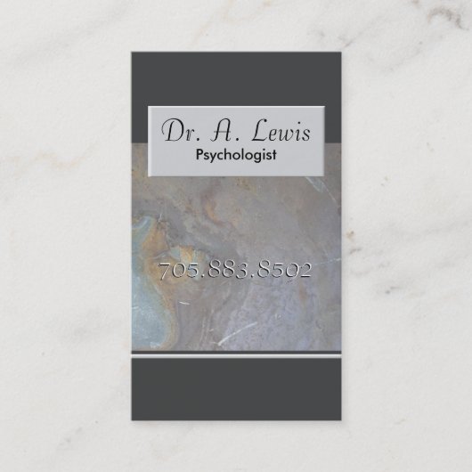 Psychologue et carte de visite Médicale - (Devant)