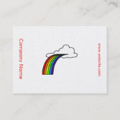 Psychologue partageant le carte de visite d'idées… (Dos)