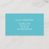 Psychologue Psychiatre Conseiller Carte de visite (Dos)