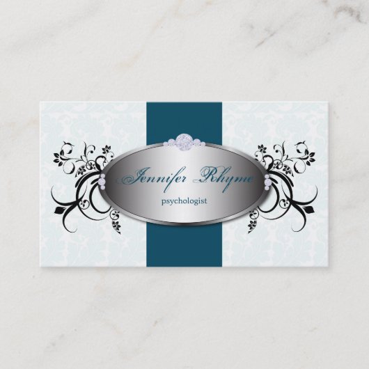 Psychologue Psychiatre Élégant Carte de visite (Devant)