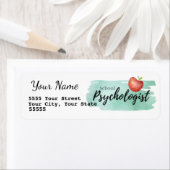 Psychologue scolaire Étiquettes d'adresse de retou (En situation)