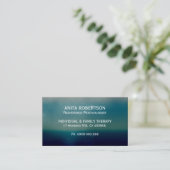 Psychologues Cartes de Rendez-vous Vert Moderne (Debout devant)