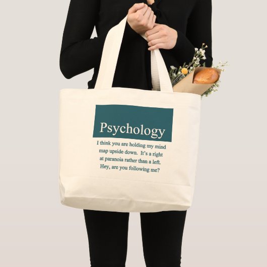Psychology Bag Grote Tote Bag (Voorkant (product))
