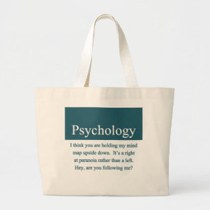 Psychology Bag Grote Tote Bag