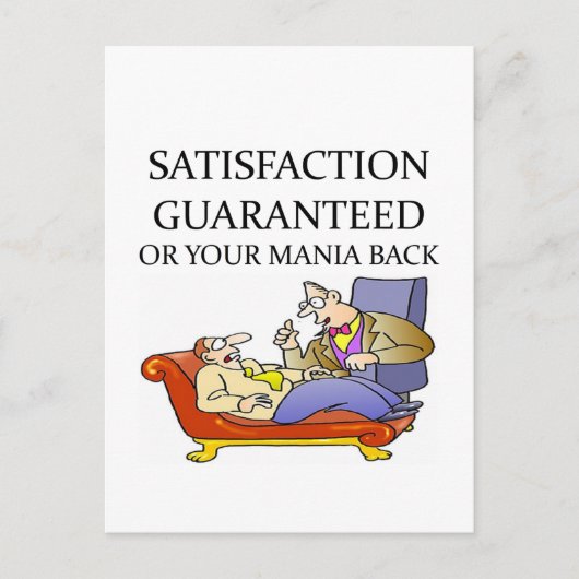 PSYCHOLOGY-grap Briefkaart (Voorkant)