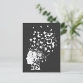 Psychology Rorschach Card Mind Inkblot test Briefkaart (Staand voorkant)