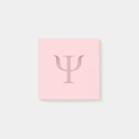 Psychology Science Symbol Post-it Notes