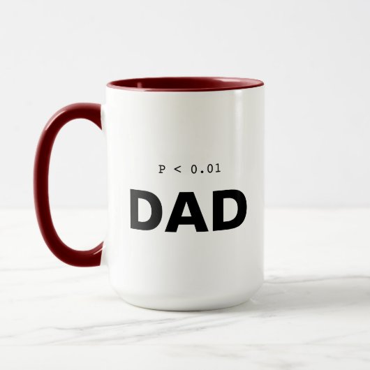 Psychology Statistics Mug | Significant Dad (Gauche)
