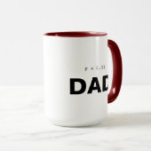 Psychology Statistics Mug | Significant Dad (Devant droit)