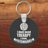 Psychology Student Funny Quote Sleutelhanger (Voorkant)