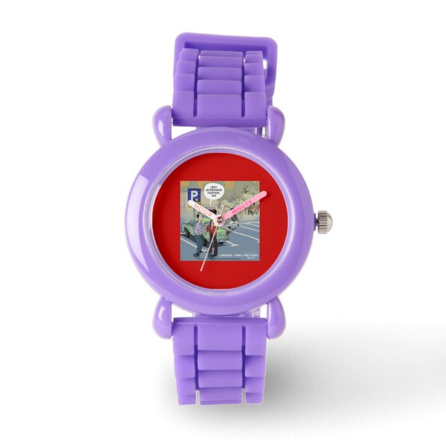 Psychology-Theme Funny "Validatie" Watch Horloge (Voorkant)