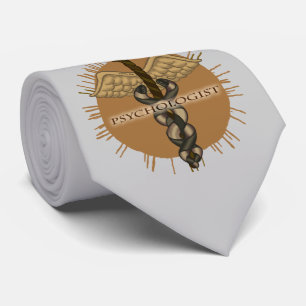 Psycholoog Caduceus stropdas