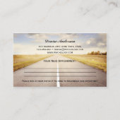 Psycholoog Counselor Appointment Visitekaartje Afsprakenkaartje (Achterkant)