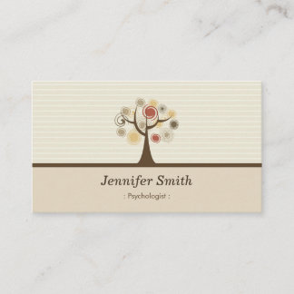 Psycholoog - Elegant natuurlijk thema Visitekaartje