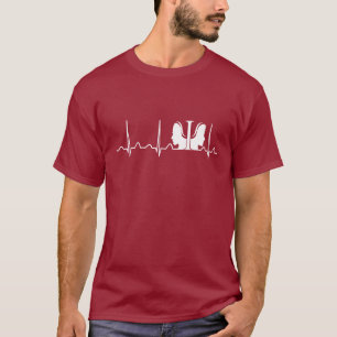 psycholoog hartslag t-shirt